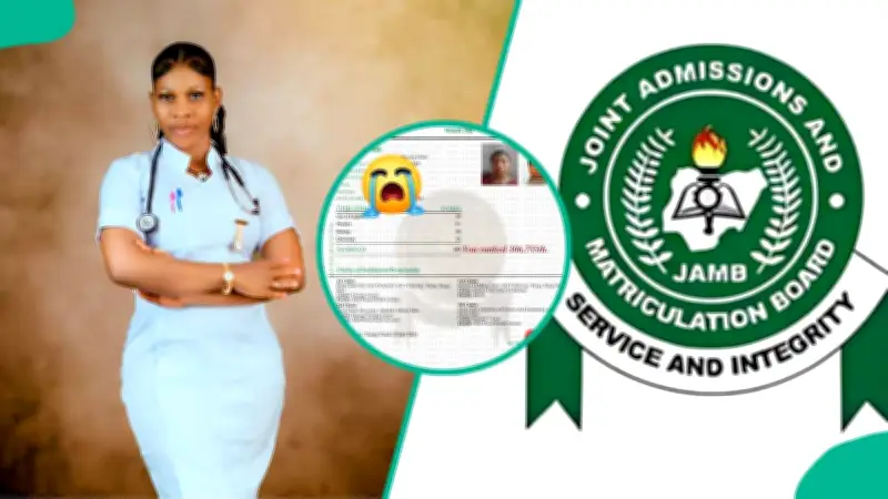Student Nurse Heartbroken After Seeing JAMB 2026 Score of 212