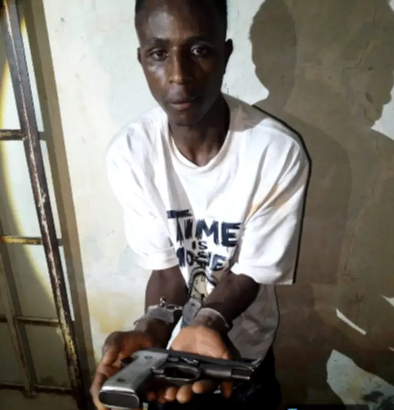 Suspected Kidnapper Informant Arrested with Pistol in Plateau