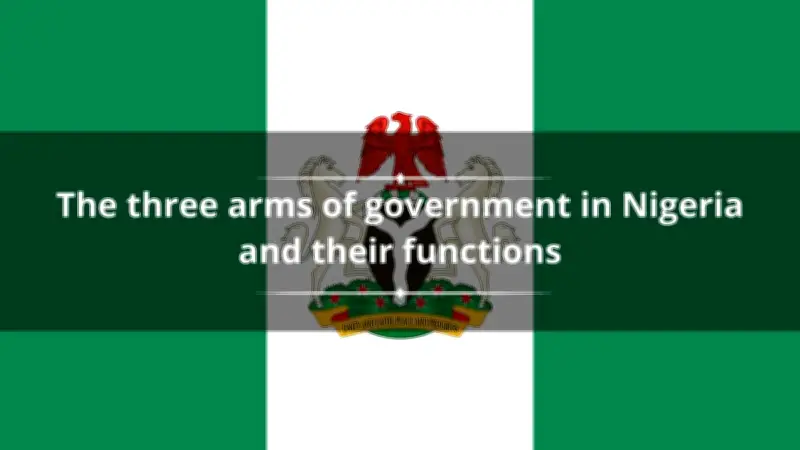 The Three Arms of Government in Nigeria and Their Functions