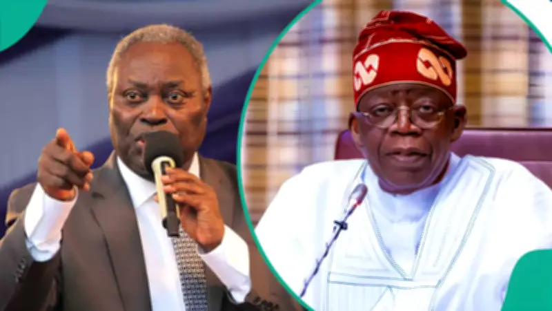 Tinubu's Gift of Giant Bible to Pastor Kumuyi Sparks Reactions Online