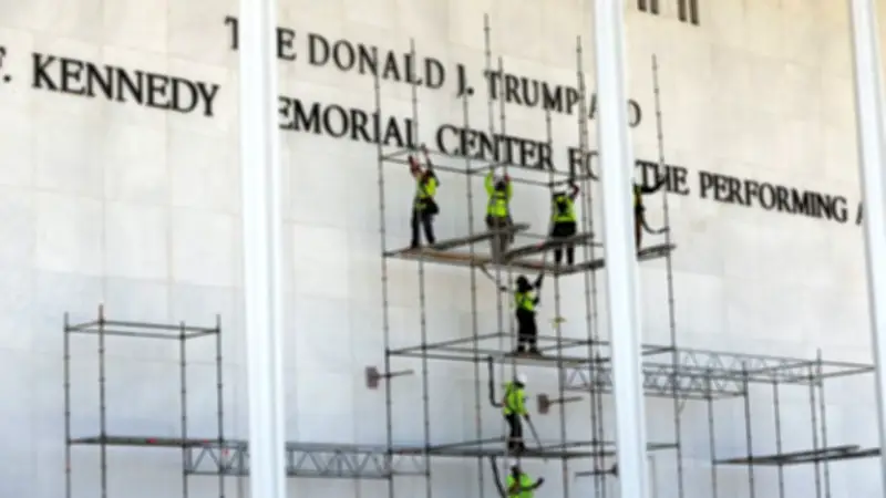 Trump's Name Removed from Washington Arts Centre After Court Ruling