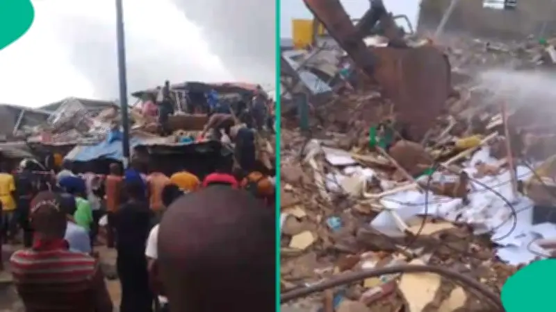 Two Dead in Lagos Two-Storey Building Collapse, 16 Rescued