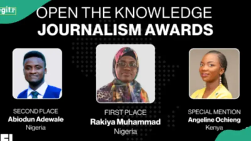Two Nigerian Journalists Win Top African Knowledge Reporting Awards
