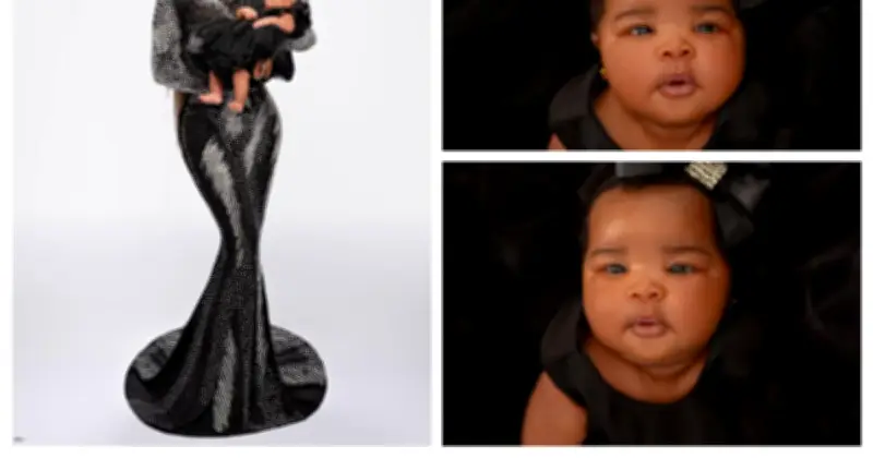 Veekee James and Femi Atere Finally Reveal Baby Eliana's Face in Adorable Photos