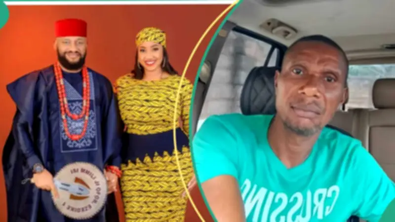 Viral Photo of Judy Austin's Sister With Yul Edochie Contradicts Actress' Claim of Meeting Actor