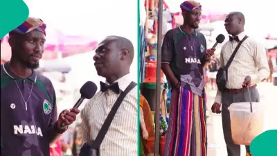 40-Year-Old Former Banker Turned Ponmo Seller Shares Heartbreaking Story