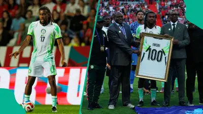 CAF Hails Alex Iwobi After Reaching 100 Super Eagles Caps Milestone