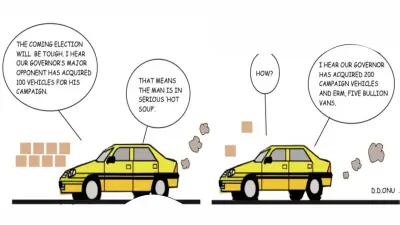 Cartoon Highlights Political Tensions in Nigeria's Current Affairs