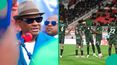 FCT Minister Wike Blasts Super Eagles Over World Cup Failure, Tells Yobo to Deliver Message