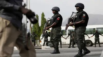 FCT Police Parade Kidnapping Suspects and Rescue Chained Woman