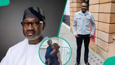 Femi Otedola Spotted on London Street with Mystery Lady Sparks Reactions