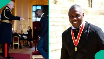 Idris Elba Knighted by King Charles at Windsor Castle Ceremony