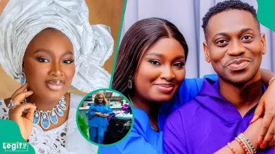 Mo Bimpe Shows Off Luxury Range Rover Push Gift From Husband Lateef Adedimeji
