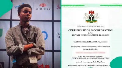 Nigerian Man Becomes First in Family to Own Registered Tech Company