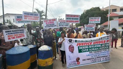 Protesters Allege Attempt to Frustrate Ajiran Murder Case in Lagos