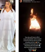 Angela Okorie Fires Back at Critics Over Burning Funeral Outfit