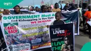 Angry Protests Erupt in Ibadan Over Oyo School Abductions; Photos, Videos Emerge