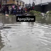 Flood Submerges Car in Lekki After Heavy Downpour, Owner Laments