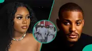 Lady Spots Alexx Ekubo's Wife's Action at Graveside, Sparks Reactions