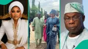 Mercy Aigbe's Video with Obasanjo Amid Insecurity Sparks Mixed Reactions