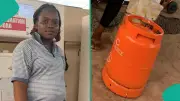 Nigerian Lady Buys 10kg Cooking Gas, Reveals Price Paid at Filling Station