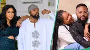 Toyin Abraham's Husband's Reaction to Her Owambe Praise Song Sparks Reactions