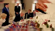 Trump Signs US-Iran Agreement at Versailles to End War