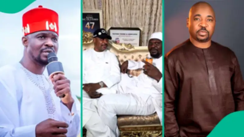 Baba Ijesha, Wife Visit MC Oluomo Days After Ooni Trip; Video Sparks Reactions