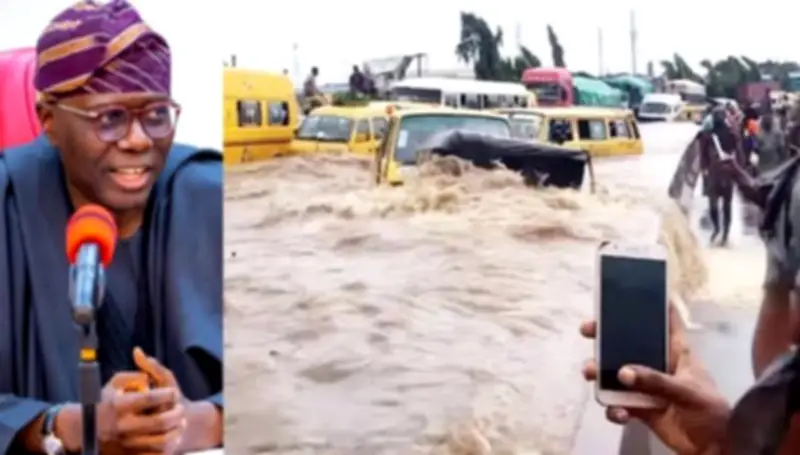 Lagos will always flood due to coastal geography, says Governor Sanwo-Olu
