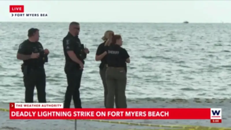 Lightning strike kills swimmer, injures three on Fort Myers Beach