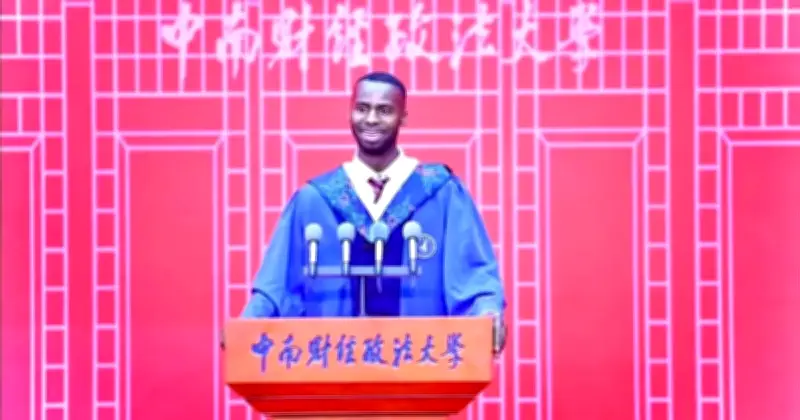 Nigerian graduate stuns China with flawless Mandarin speech at master's graduation