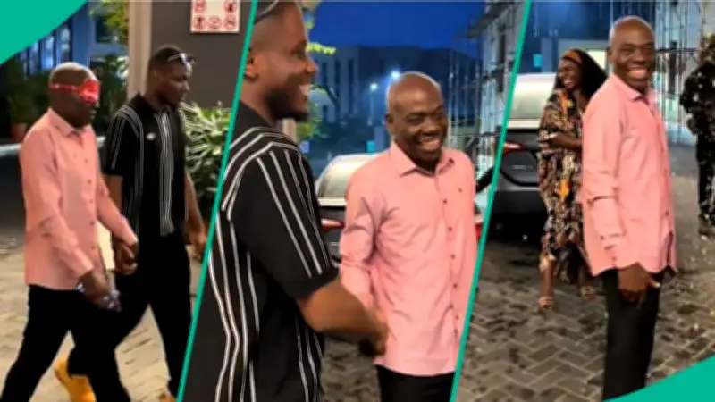 Nigerian Man Surprises Father with New Car, Video Goes Viral