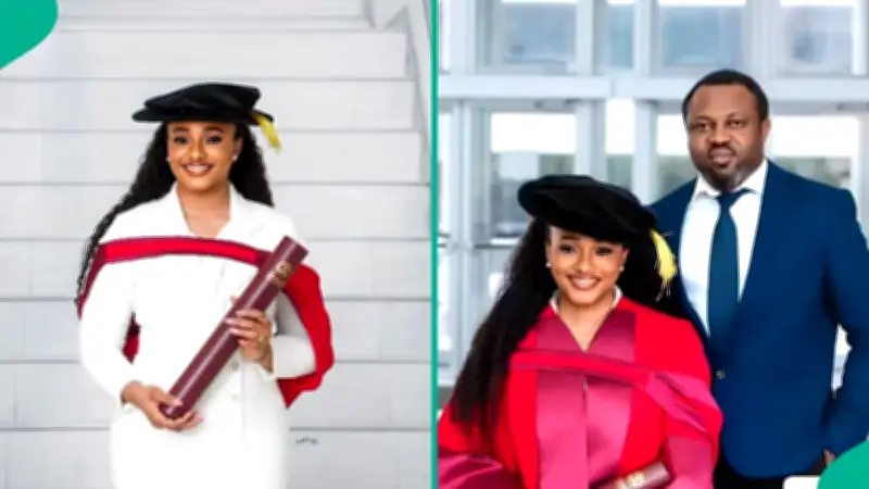 Nigerian Woman in Canada Bags PhD, Hails Husband's Career Sacrifice