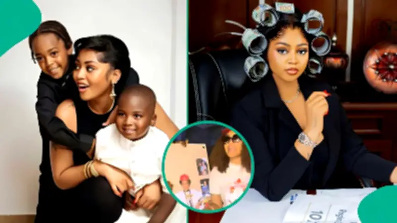 Regina Daniels Shares Emotional Video Celebrating Sons' Birthdays Without Them