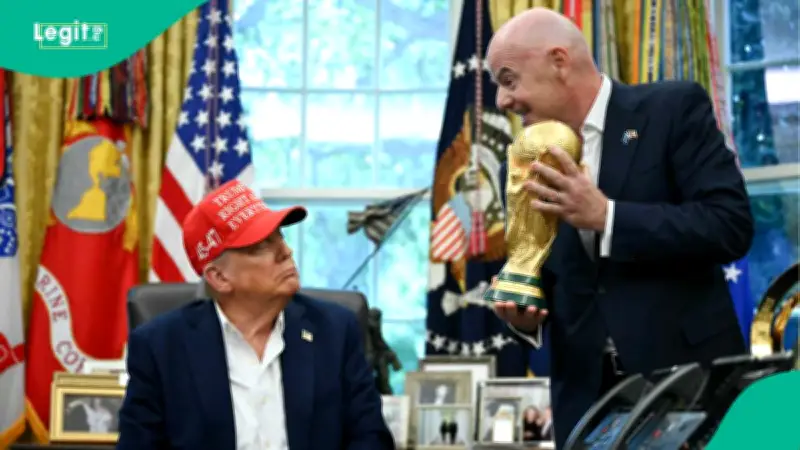 Trump Reveals He Asked FIFA President to Review Balogun Red Card
