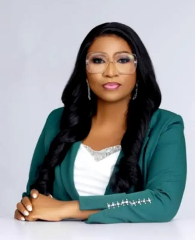 TV host Morayo Afolabi-Brown reacts after caller curses her over interview questions
