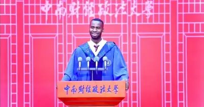Nigerian graduate stuns China with flawless Mandarin speech at master's graduation
