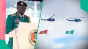 Nigerians React to Army Helicopter Rescue Drills at NADCEL 2026