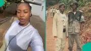 Nurse shares parents' 1999 NYSC photo, reveals father was Man O' War member