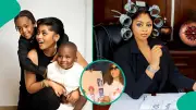 Regina Daniels Shares Emotional Video Celebrating Sons' Birthdays Without Them